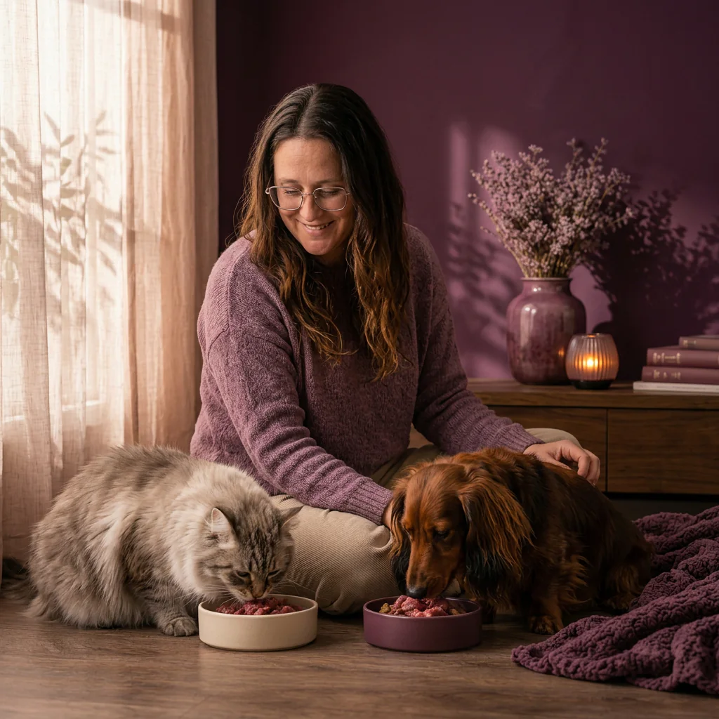Sabine van Happy Tails Voedingsadvies, oprichter en welzijnsgerichte hondengedragstherapeute